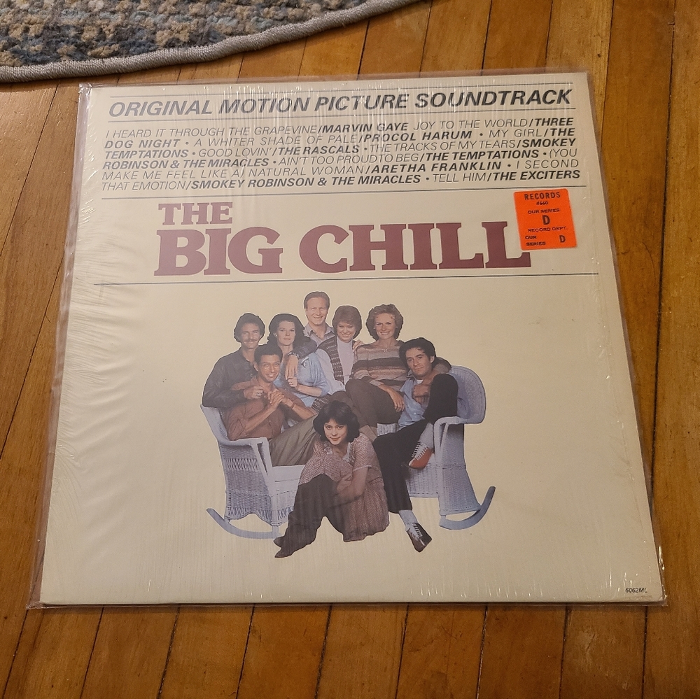 Original Motion Picture Soundtrack The BIG Chill. Vintage vinyl record pristine
